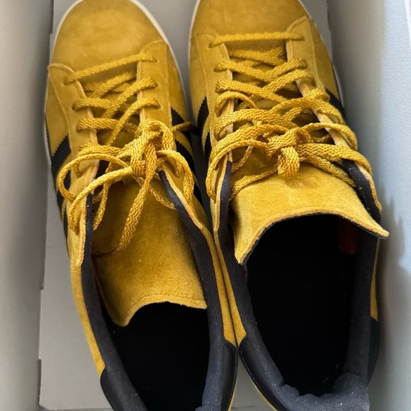 Adidas Campus 80s Mustard Yellow Suede Sneakers Men’s 11 Streetwear - Picture 8 of 12